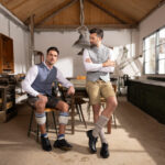 Lederhosen für Herren.