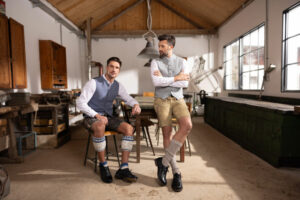 Lederhosen für Herren.